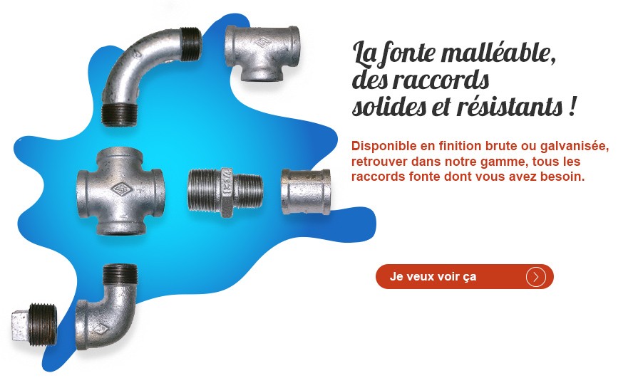 Raccords en fonte malléable sur netraccord.fr